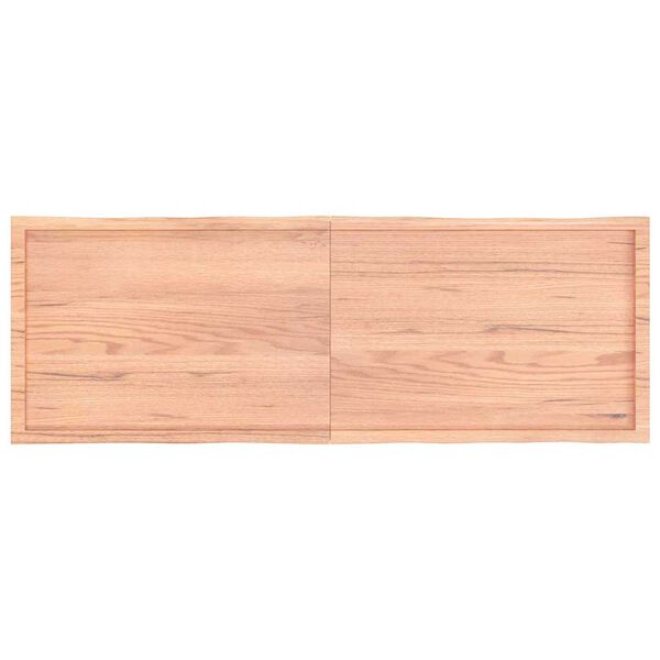 vidaXL Dessus de table bois massif traité bordure assortie