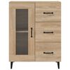 vidaXL Buffet ch&ecirc;ne sonoma 69,5x34x90 cm bois d'ing&eacute;nierie