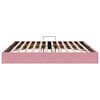 vidaXL Lit de Rangement avec matelas Rose 200 x 200 cm Velours