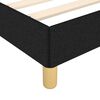 vidaXL Cadre de lit sans matelas noir 90x190 cm tissu