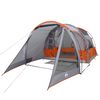 vidaXL Tente de camping tunnel 4 personnes gris imperméable