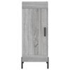 vidaXL Buffet Sonoma gris 34,5x34x90 cm Bois d'ing&eacute;nierie