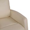vidaXL Fauteuil de massage Cappuccino Similicuir