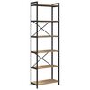 vidaXL &Eacute;tag&egrave;re 60 x 30 x 189,5 cm Bois d'ing&eacute;nierie Ch&ecirc;ne artisanal