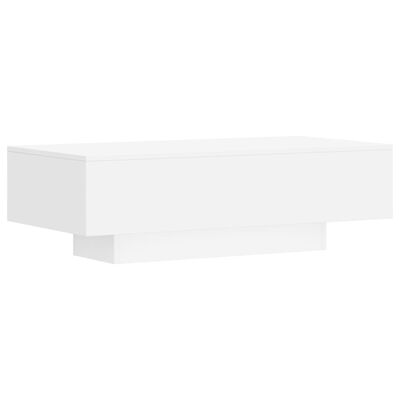 vidaXL Table basse blanc 100x49,5x31 cm bois d'ingénierie