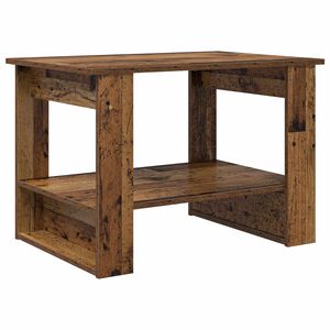 vidaXL Table basse Bois ancien 72 x 50 x 50 cm Bois d'ing&eacute;nierie