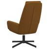 vidaXL Chaise de relaxation Marron Velours