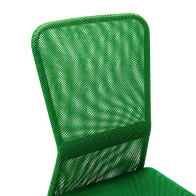 vidaXL Chaise de bureau Vert 44x52x100 cm Tissu en maille