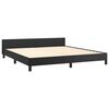 vidaXL Cadre de lit sans matelas noir 160x200 cm similicuir