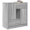 vidaXL Buffet avec tiroirs et portes sonoma gris 70,5x34x74,5 cm