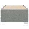 vidaXL Cadre de lit sans matelas gris clair 100x200 cm tissu