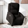 vidaXL Fauteuil inclinable Noir Velours
