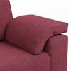 vidaXL Canap&eacute; 120cm Bordeaux tissu