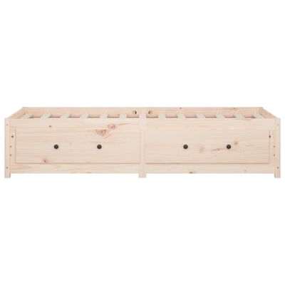 vidaXL Lit de jour 90x190 cm Simple Bois de pin massif