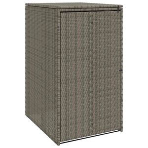 vidaXL Bo&icirc;te de poubelle Gris 65 x 80 x 115 cm Poly&eacute;thyl&egrave;ne