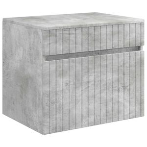 vidaXL Cabinet de Salle de Bain Mural Gris b&eacute;ton 59 x 44,5 x 50 cm