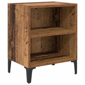 vidaXL Cabinet de chevet Bois ancien 40 x 30 x 50 cm Bois d'ing&eacute;nierie