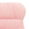 vidaXL fauteuil Rose 69 x 74 x 93 cm Tissu Sherpa