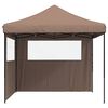 vidaXL Tente de f&ecirc;te Marron 292 x 292 x 315 cm Tissu Oxford