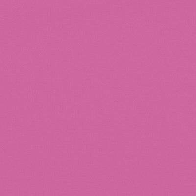 vidaXL Coussin de banc de jardin rose 200x50x7 cm tissu