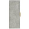 vidaXL Armoire murale Gris béton 34,5x34x90 cm Bois d'ingénierie