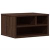 vidaXL Support d'imprimante ch&ecirc;ne marron 40x32x22,5 cm bois ing&eacute;nierie