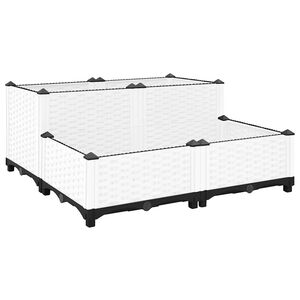 vidaXL Lit sur&eacute;lev&eacute; 80x80x38 cm Polypropyl&egrave;ne