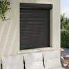 vidaXL Volet roulant aluminium 100x120 cm anthracite