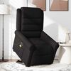 vidaXL Fauteuil inclinable de massage &eacute;lectrique Noir Tissu