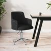 vidaXL Chaise pivotante de bureau Noir Tissu