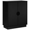 vidaXL Buffet VENRAY Noir 66 x 33 x 77,5 cm Bois d'ing&eacute;nierie