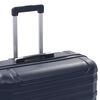 vidaXL Valise rigide 2 pcs Bleu marine ABS