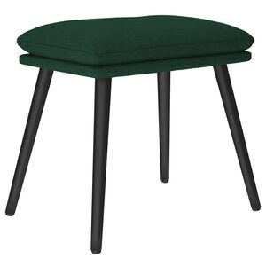 vidaXL Repose-pied Vert fonc&eacute; 45x29,5x35 cm Tissu