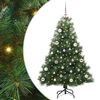 vidaXL Sapin de No&euml;l artificiel avec 150 LED Vert 150 cm PE et PVC