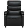 vidaXL Fauteuil de massage inclinable Noir Similicuir