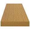 vidaXL &Eacute;tag&egrave;re Murale 4 pcs Beige 120 x 23,5 x 4 cm Bois d'ing&eacute;nierie