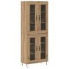 vidaXL Haut Armoire Ch&ecirc;ne artisanal 69,5 x 34 x 90 cm