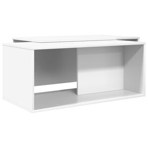 vidaXL Ensemble de tables basses 2 pc Blanc 90 x 48 x 40 cm