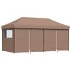 vidaXL Tente de f&ecirc;te Marron 292 x 580 x 315 cm Tissu Oxford