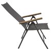Lesli Living Chaise r&eacute;glable Arezzo 57x69x103 cm Aluminium