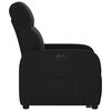vidaXL Fauteuil inclinable &eacute;lectrique noir tissu