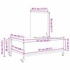 vidaXL Table basse Ch&ecirc;ne artisanal 91 x 55 x 32 cm Bois d'ing&eacute;nierie