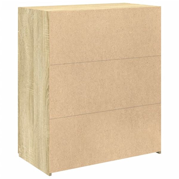 vidaXL Buffet ch&ecirc;ne sonoma 80x42,5x93 cm bois d'ing&eacute;nierie