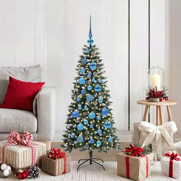 vidaXL Sapin de Noël artificiel avec 150 LED Vert 50 x 50 x 120 cm