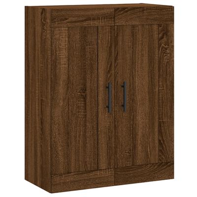 vidaXL Armoire murale chêne marron 69,5x34x90 cm bois d'ingénierie