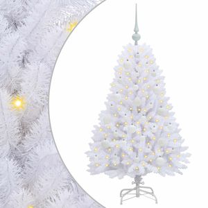 vidaXL Sapin de No&euml;l Artificiel &agrave; Branches Articul&eacute;es Blanc 120 cm