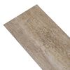 vidaXL Planches de plancher PVC Non auto-adh&eacute;sif5,26m&sup2;D&eacute;lavage de bois