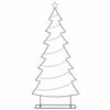vidaXL Arbre de Noël en métal avec support Noir 210 cm Acier
