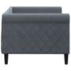 vidaXL Lit de repos gris fonc&eacute; 80x200 cm velours