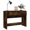 vidaXL Table console Ch&ecirc;ne fum&eacute; 100x39x75 cm Bois d'ing&eacute;nierie